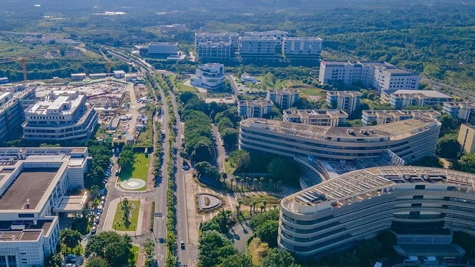 Aerial view of Boao Lecheng International Medical Tourism Pilot Zone