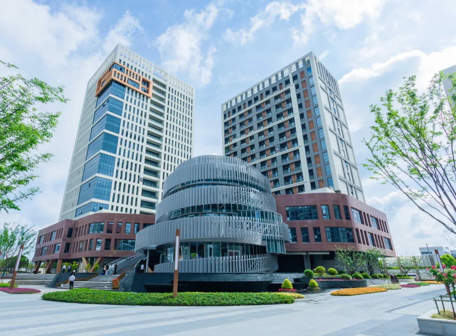 Campus view of the Wuhan Hi-tech Medical Devices Park